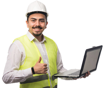 Engineer with Laptop